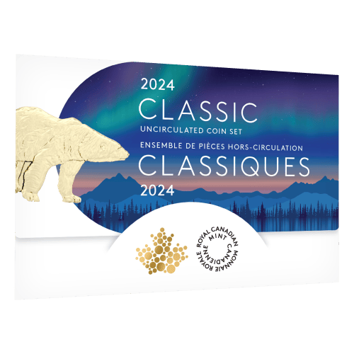 Ensemble de 6 pièces classiques non-circulées 2024 | Monnaie royale canadienne