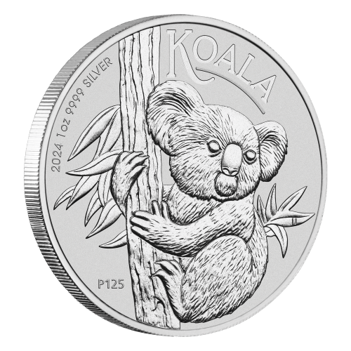 Pièce 1 once d'argent Koala australien 2024 | Monnaie de Perth