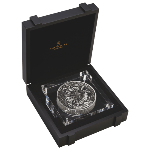 2 kilo 2024 Honey Bee Antiqued Silver Coin | Perth Mint