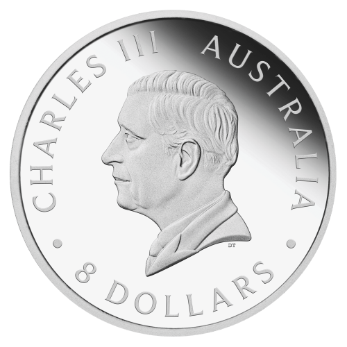 Pièce 5 onces d'argent incuse Haut relief Kookaburra australien 2024 | Monnaie de Perth