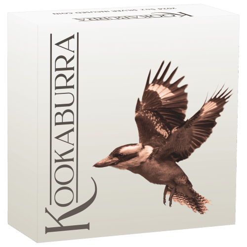 Pièce 5 onces d'argent incuse Haut relief Kookaburra australien 2024 | Monnaie de Perth