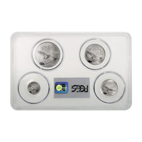 Set of 4 Random Year American Eagle PCGS MS69 Platinum Coins | United States Mint