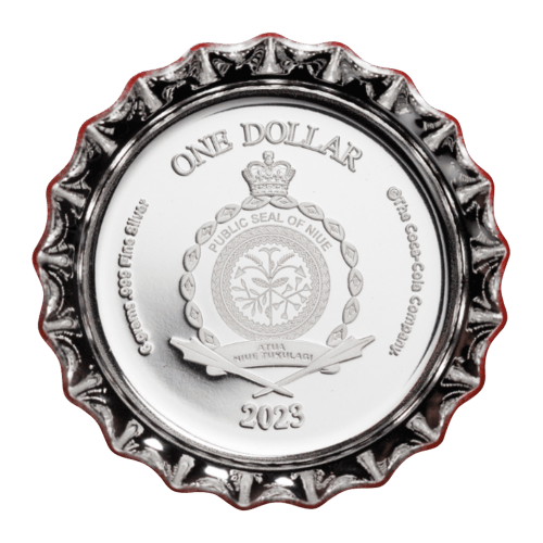6 gram Coca-Cola Bottle Cap Shaped Silver Coin | PAMP Suisse