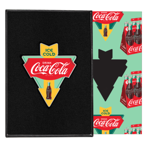 1 oz Coca-Cola Vintage 1930's Sign Shaped Silver Bar | PAMP Suisse
