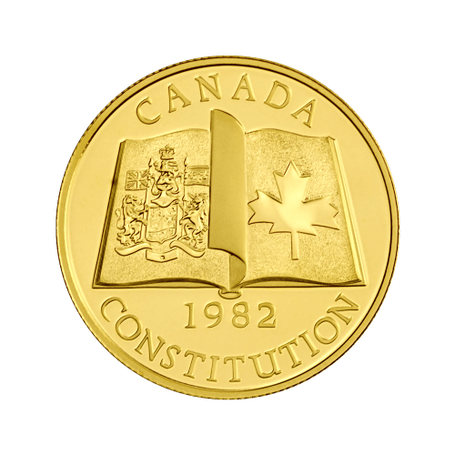 1982 $100 Patriation of the Canadian Constitution Gold Coin | Royal Canadian Mint