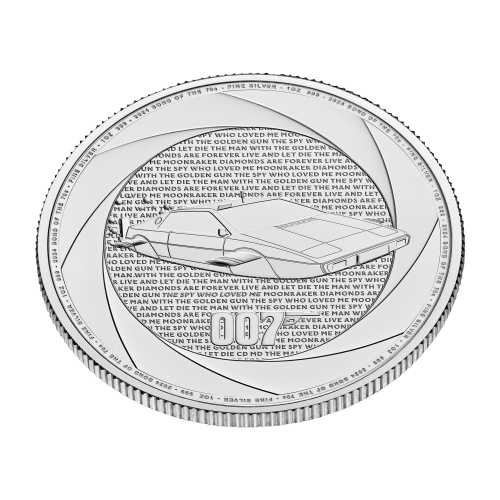 1 oz 2024 James Bond of the 1970s Silver Coin | The Royal Mint