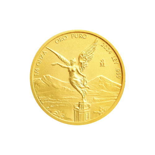 Pièce 1/4 once d'or Libertad mexicaine 2024 | Monnaie mexicaine