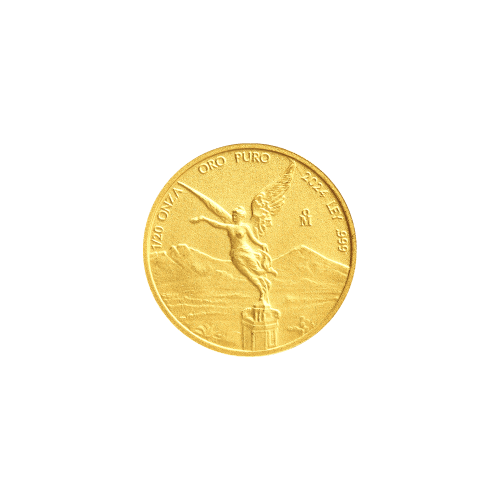 Pièce 1/20 once d'or Libertad mexicaine 2024 | Monnaie mexicaine