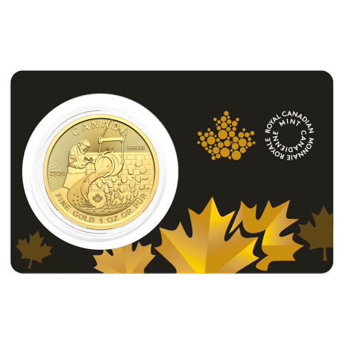 1 oz 2024 Klondike Gold Rush 99999 Gold Coin | Royal Canadian Mint