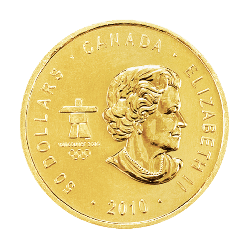 1 oz 2010 Olympic Maple Leaf PCGS Superb-Gem Gold Coin | Royal Canadian Mint