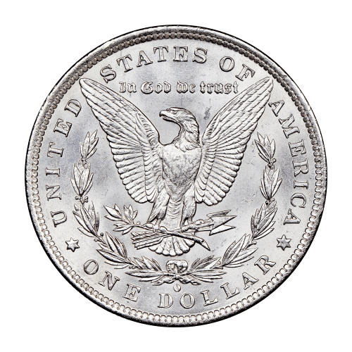 Pièce en argent BU NGC Dollar Morgan Binion Collection « O » 1884 | Monnaie des États-Unis