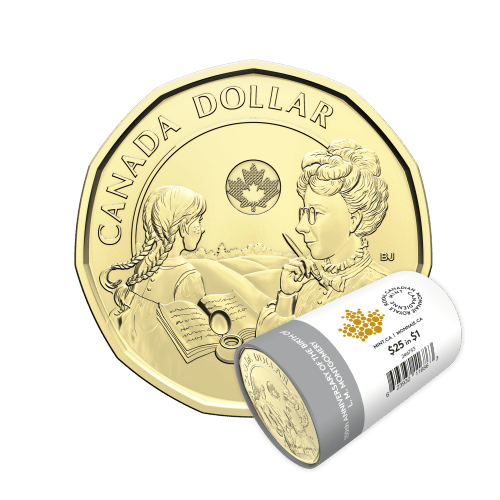 2024 150th Anniversary of the Birth of L.M. Montogomery Non Colourized Coin Roll | Royal Canadian Mint