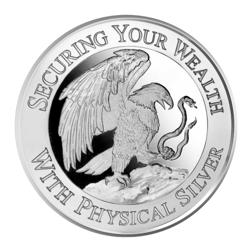 1 oz The Eagle and Snake Silver Round | Silvercrest Metals