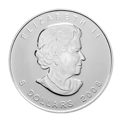 Pièce 1 once d'argent MS-69 Feuille d'érable Olympiques Vancouver Canada 2008 | Monnaie royale canadienne