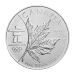 Pièce 1 once d'argent MS-69 Feuille d'érable Olympiques Vancouver Canada 2008 | Monnaie royale canadienne