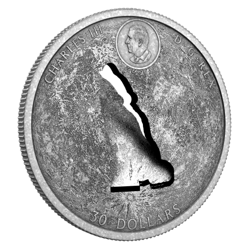 Pièce 2 onces d'argent vieilli L'appel du loup gravure en surélévation 2024 | Monnaie royale canadienne