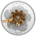 Pièce 5 onces d'argent Libellule voletant autour d'une fleur 2024 | Monnaie royale canadienne
