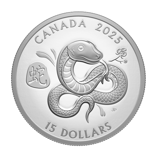 1 oz 2025 Lunar Year of The Snake Silver Coin | Royal Canadian