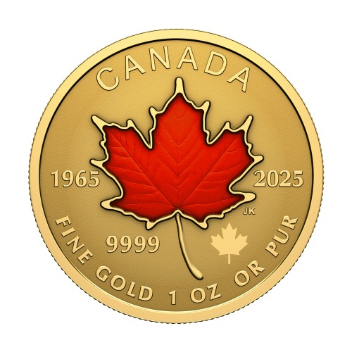 Set of 4 x 2025 60th Anniversary of the Canadian Flag Gold Coin | Royal Canadian Mint