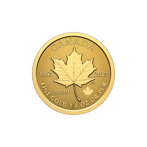Set of 4 x 2025 60th Anniversary of the Canadian Flag Gold Coin | Royal Canadian Mint