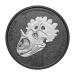1 oz 2024 Discovering Dinosaurs: Regaliceratops Black Rhodium Plated Silver Coin | Royal Canadian Mint