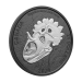 1 oz 2024 Discovering Dinosaurs: Regaliceratops Black Rhodium Plated Silver Coin | Royal Canadian Mint