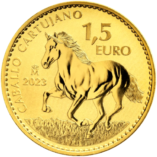 1 oz 2023 Cartujano Horse Gold Coin | Spanish Mint