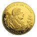 Ronde 1 once d'or Épreuve numismatique Castor LTEE 1977 | Johnson Matthey