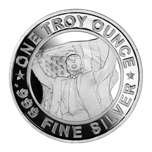 1 oz 2024 Trump Survives Silver Round