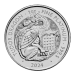 Pièce 1 once de platine Les bêtes de Tudor : Dragon 2024 | La Monnaie royale