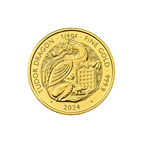 コレクション 2024 King of Beasts Coin $20 Buy the 2024 Royal Tudor Beasts Dragon 1 oz .9999 Gold Coin (BU