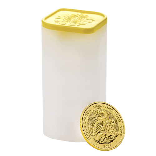 1/4 oz 2024 Tudor Beasts: Dragon Gold Coin | The Royal Mint