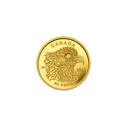 Pièce 1/25 once d'or Le balbuzard 2014 | Monnaie royale canadienne