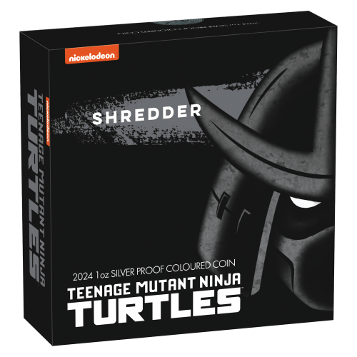 1 oz 2024 Teenage Mutant Ninja Turtles: Shredder Colourized Proof