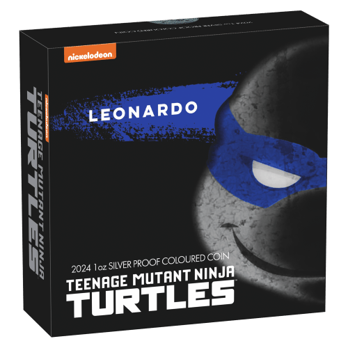 1 oz 2024 Teenage Mutant Ninja Turtles: Leonardo Colourized Proof