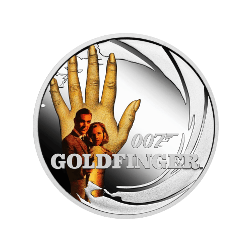 Ensemble de 7 pièces en argent coloré Épreuve numismatique James Bond : Sean Connery 2024 | Monnaie de Perth