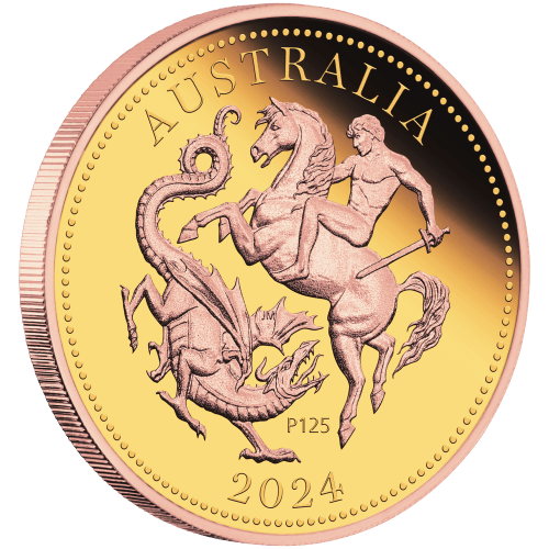 2024 125th Anniversary of The Perth Mint Five Sovereign Proof Gilded Gold Coin | Perth Mint