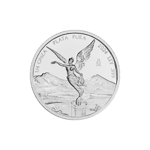 Pièce 1/4 once d'argent Libertad mexicaine 2024 | Monnaie mexicaine
