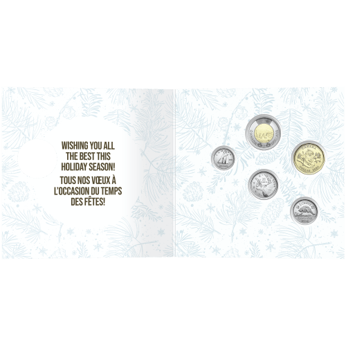 Ensemble de 5 pièces Saison des fêtes Cadeau 2024 | Monnaie royale canadienne