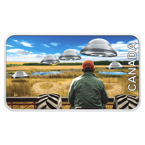 1 oz 2024 Canadas Unexplained Phenomena: The Langenburg Event Silver Coin | Royal Canadian Mint
