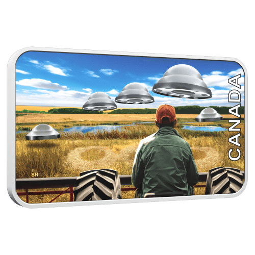 1 oz 2024 Canadas Unexplained Phenomena: The Langenburg Event Silver Coin | Royal Canadian Mint