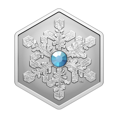 1 oz 2024 Snowflake Shaped Coin | Royal Canadian Mint