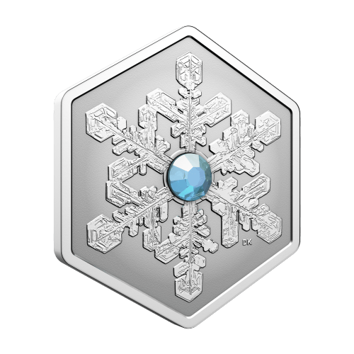 1 oz 2024 Snowflake Shaped Coin | Royal Canadian Mint
