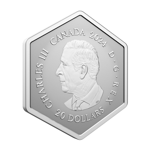 1 oz 2024 Snowflake Shaped Coin | Royal Canadian Mint
