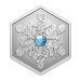 1 oz 2024 Snowflake Shaped Coin | Royal Canadian Mint