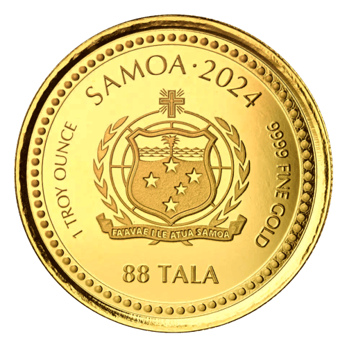 1 oz 2024 Lunar Year of the Dragon Gold Coin | Samoa