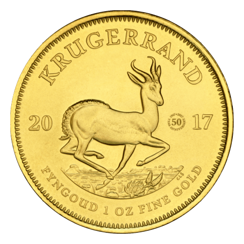 1 oz 2017 Krugerrand 50th Anniversary NGC MS-70 First Release Proof Gold Coin | Rand Refinery