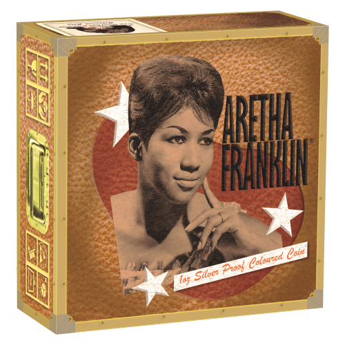 1 oz 2024 Aretha Franklin Colourized Proof Silver Coin | Perth Mint