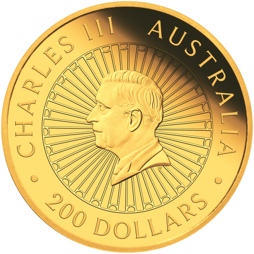2 oz 2024 Double Dragon with Mother of Pearl Proof Gold Coin | Perth Mint