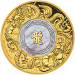 2 oz 2024 Double Dragon with Mother of Pearl Proof Gold Coin | Perth Mint
